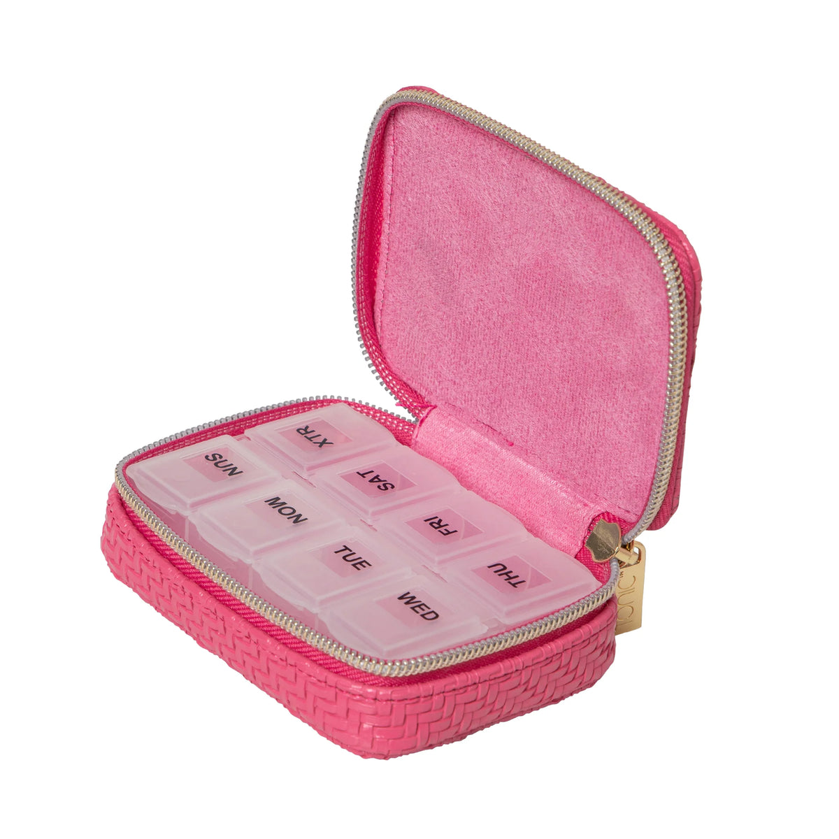 Herringbone Pill Box Raspberry – The Endo Shop